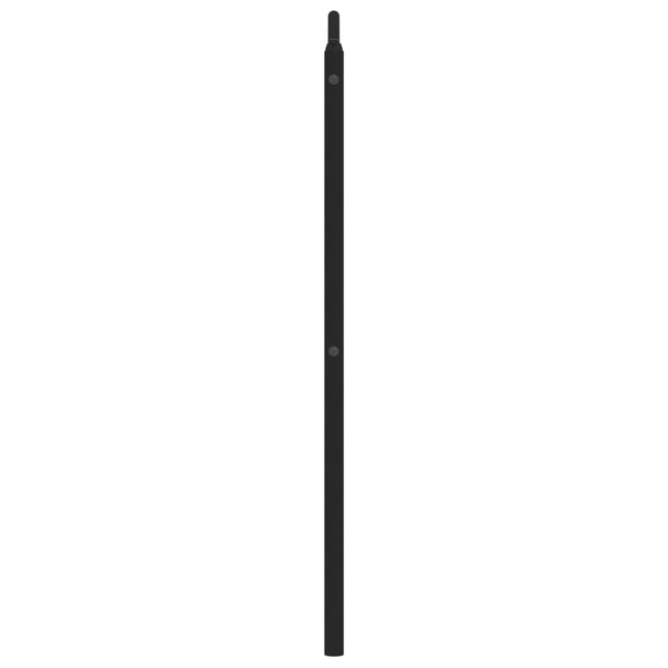 Schwarzes Metallkopfteil Slav 150cm
