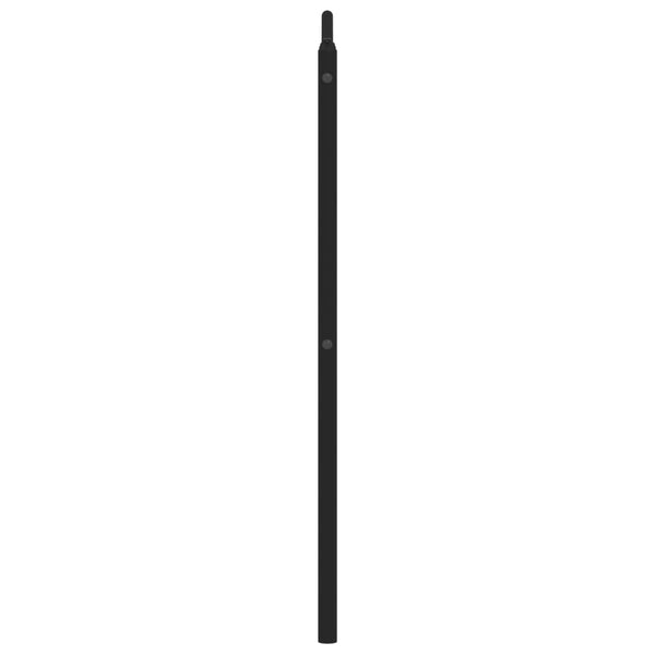 Schwarzes Kopfteil Slav 200cm aus Metall