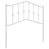 Valkoinen metallinen sängynpääty Slav 90cm