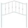 Valkoinen metallinen sängynpääty Slav 90cm
