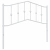 Weißes Metallkopfteil Slav 107cm