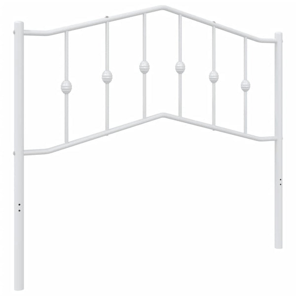 Weißes Metallkopfteil Slav 107cm