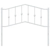 Weißes Metallkopfteil Slav 107cm