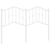 Weißes Metallkopfteil Slav 135cm