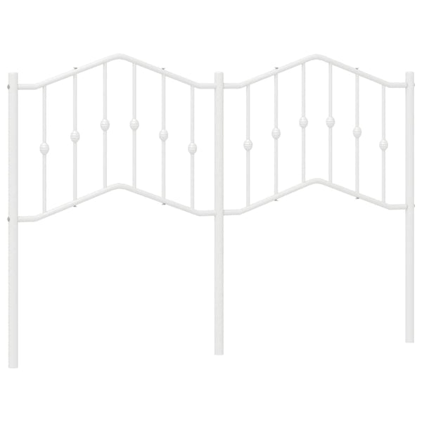 Weißes Metallkopfteil Slav 135cm
