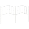 Valkoinen metallinen sängynpääty Slav 160cm