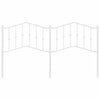 Valkoinen metallinen sängynpääty Slav 160cm