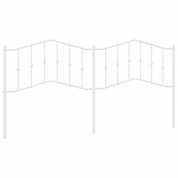 Weißes Metallkopfteil Slav 193cm