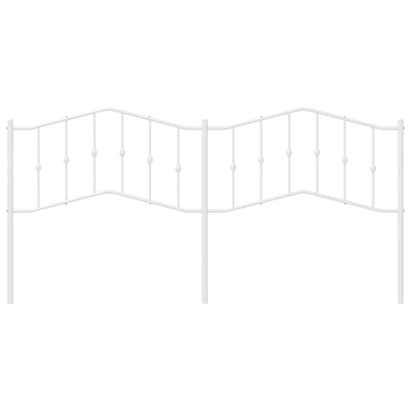 Weißes Metallkopfteil Slav 193cm