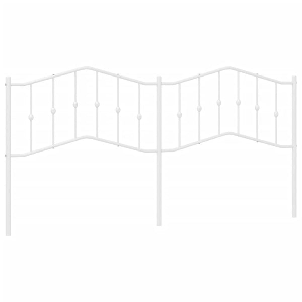 Weißes Metallbettkopfteil Slav 200cm