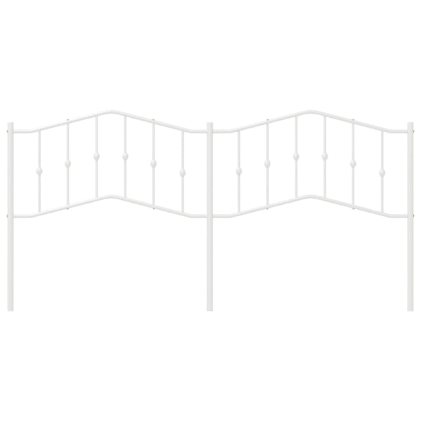 Weißes Metallbettkopfteil Slav 200cm