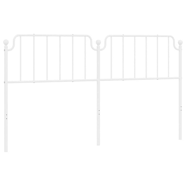 Weißes Metallbettgestell Wicentia 180cm