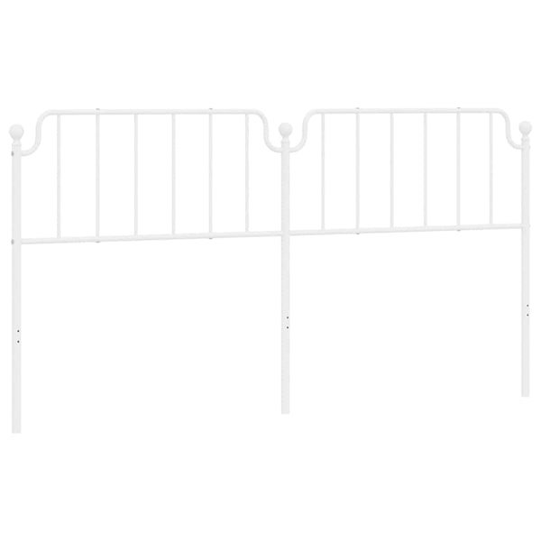 Weißes Metallbettgestell Wicentia 193cm