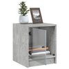 Betoninharmaa yöpöydät Baruh 35x37x42cm (2 kpl)