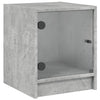 Betoninharmaa yöpöydät Baruh 35x37x42cm (2 kpl)