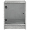 Betoninharmaa yöpöydät Baruh 35x37x42cm (2 kpl)