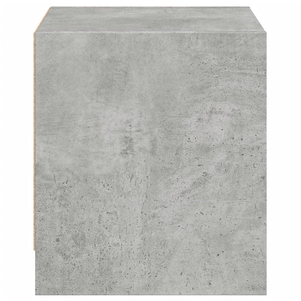 Betoninharmaa yöpöydät Baruh 35x37x42cm (2 kpl)