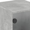 Betoninharmaa yöpöydät Baruh 35x37x42cm (2 kpl)