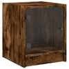 Nachttisch Baruh aus Rauch-Eiche 35x37x42cm (2 Stk.)