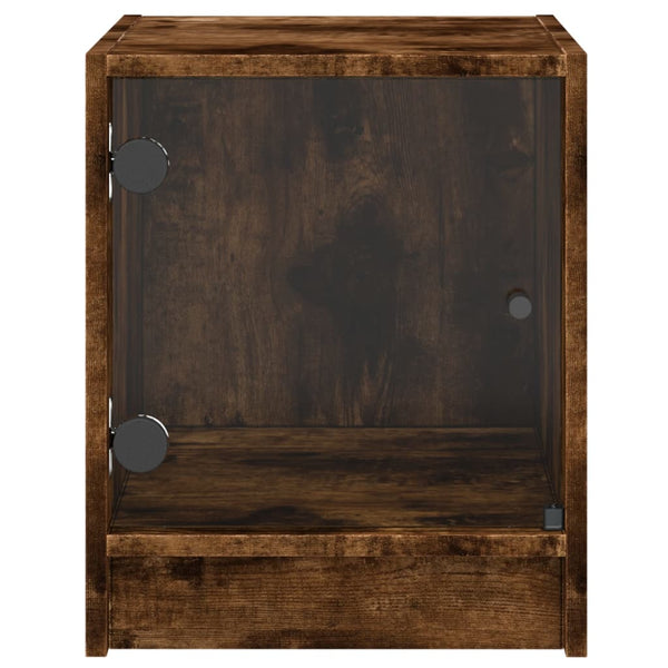 Nachttisch Baruh aus Rauch-Eiche 35x37x42cm (2 Stk.)