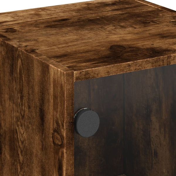 Nachttisch Baruh aus Rauch-Eiche 35x37x42cm (2 Stk.)