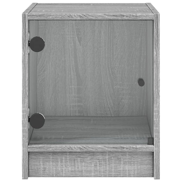 Nachttische Baruh grau 35x37x42cm (2 Stück Sonoma)