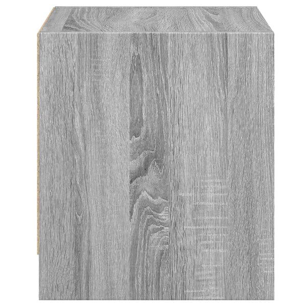 Nachttische Baruh grau 35x37x42cm (2 Stück Sonoma)
