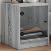 Nachttische Baruh grau 35x37x42cm (2 Stück Sonoma)