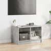 Betoninharmaa tv-taso Porsha 68x37x42cm (lasiovilla)