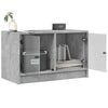 Betoninharmaa tv-taso Porsha 68x37x42cm (lasiovilla)