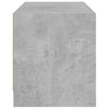Betoninharmaa tv-taso Porsha 68x37x42cm (lasiovilla)