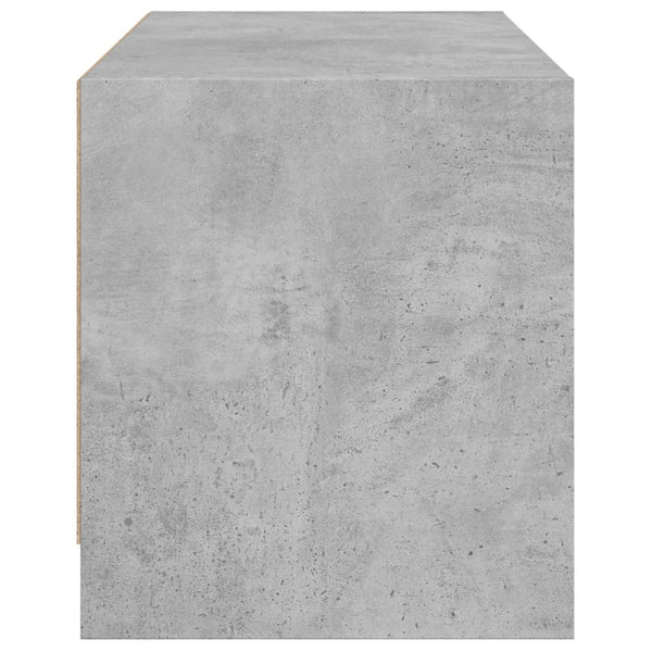 Betoninharmaa tv-taso Porsha 68x37x42cm (lasiovilla)