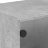 Betoninharmaa tv-taso Porsha 68x37x42cm (lasiovilla)