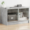 Betoninharmaa tv-taso Porsha 68x37x42cm (lasiovilla)