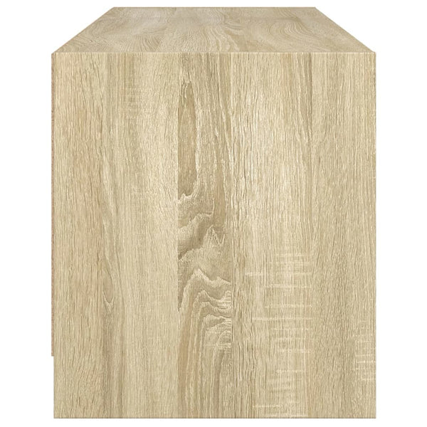 Sonoma-tammi tv-taso Faragau 102x37x42cm (lasiovilla)