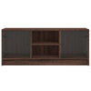 Ruskea tv-taso Faragau 102x37x42cm (lasiovilla tammi)