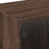 Ruskea tv-taso Faragau 102x37x42cm (lasiovilla tammi)