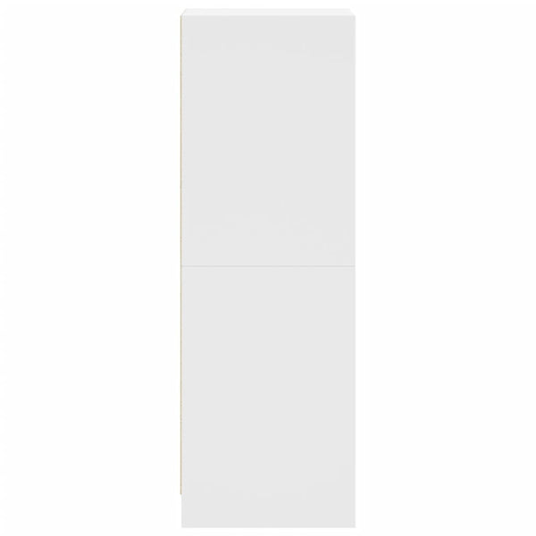 Weißer Schrank mit Glastüren Niculitei 35x37x109cm