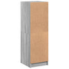 Grauer Schrank mit Glastüren Niculitei 35x37x109cm