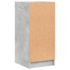 Betongrauer Beistellschrank Arminda 35x37x75,5cm (mit Glastür)