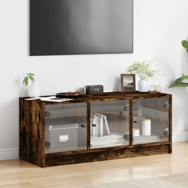 Savutammi tv-taso Violica 102x37x42cm (lasiovilla)