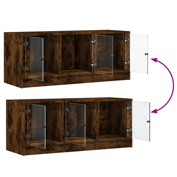 Savutammi tv-taso Violica 102x37x42cm (lasiovilla)