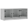 Harmaa tv-taso Violica 102x37x42cm (lasiovilla sonoma)