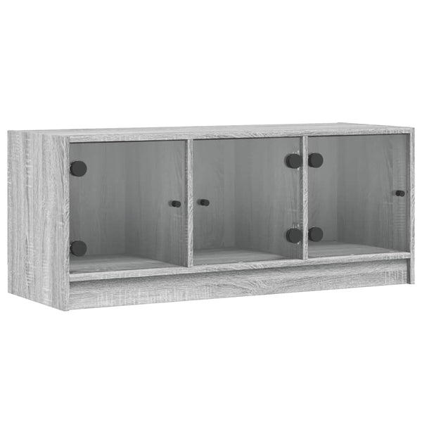 Harmaa tv-taso Violica 102x37x42cm (lasiovilla sonoma)