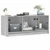 Harmaa tv-taso Violica 102x37x42cm (lasiovilla sonoma)