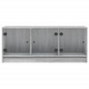 Harmaa tv-taso Violica 102x37x42cm (lasiovilla sonoma)