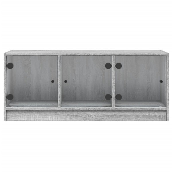 Harmaa tv-taso Violica 102x37x42cm (lasiovilla sonoma)