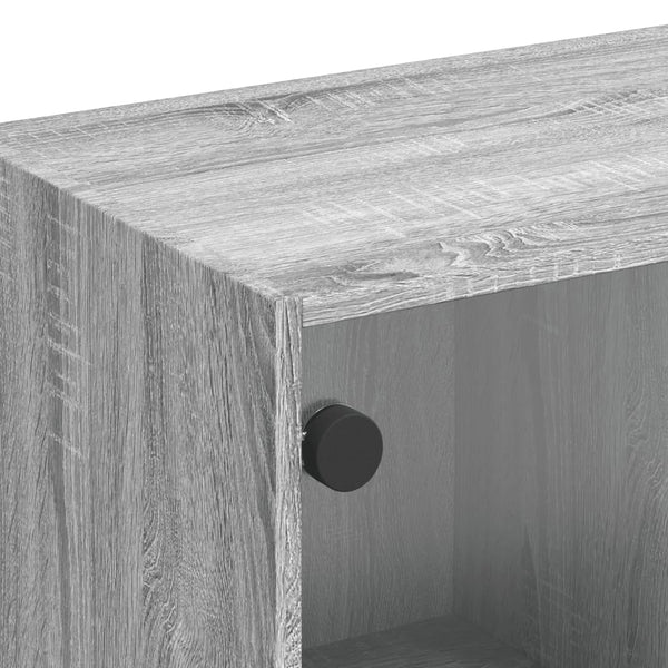 Harmaa tv-taso Violica 102x37x42cm (lasiovilla sonoma)