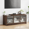 Ruskea tv-taso Violica 102x37x42cm (lasiovilla tammi)
