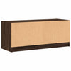 Ruskea tv-taso Violica 102x37x42cm (lasiovilla tammi)
